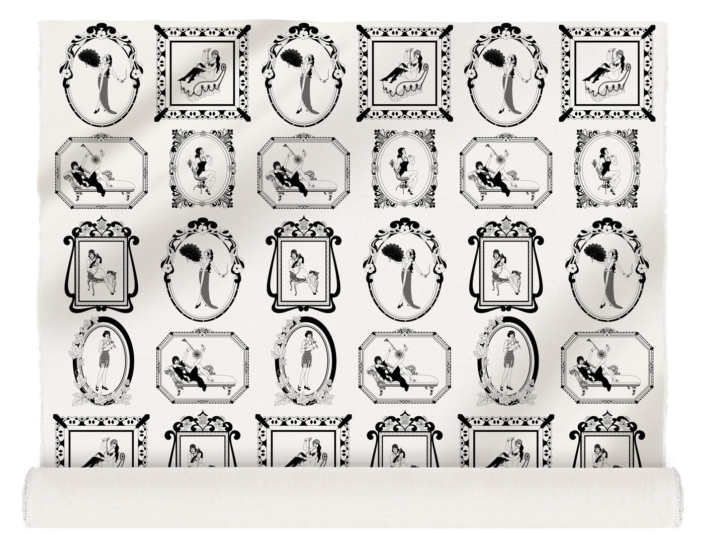 Dupenny 1920s Glamour Fabric for Interiors