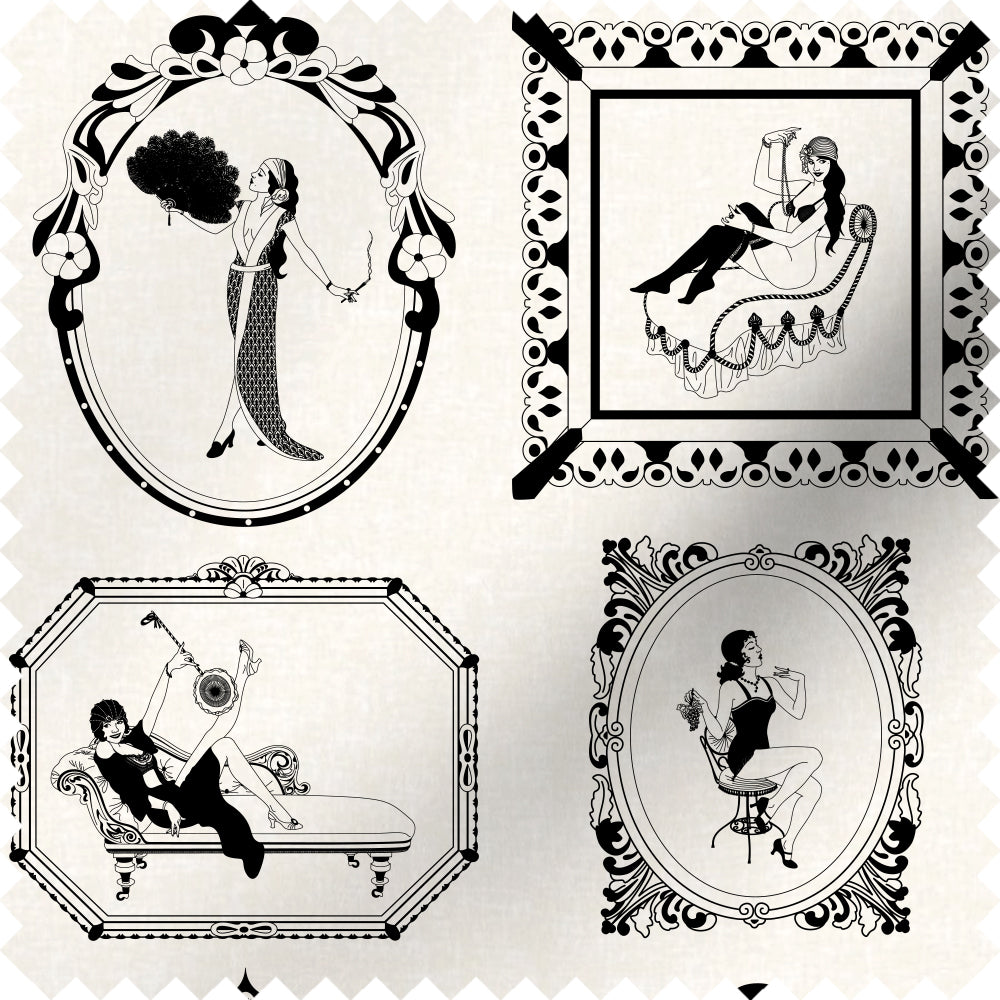 1920s Glamour Upholstery Fabric by Dupenny