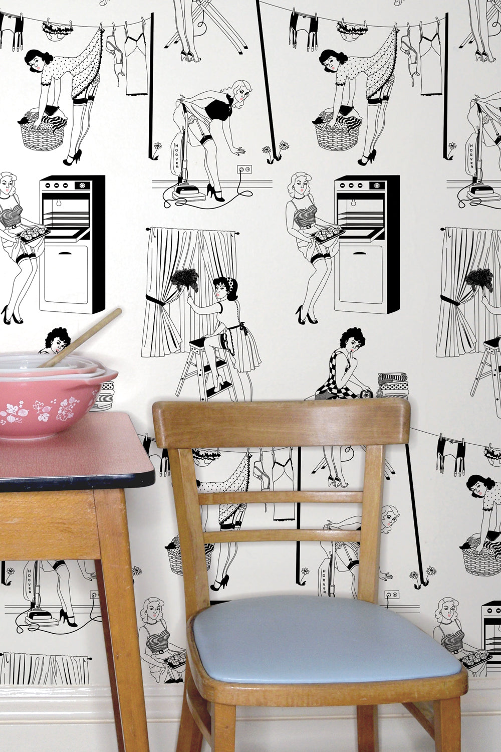 * 50s Housewives Wallpaper 10m