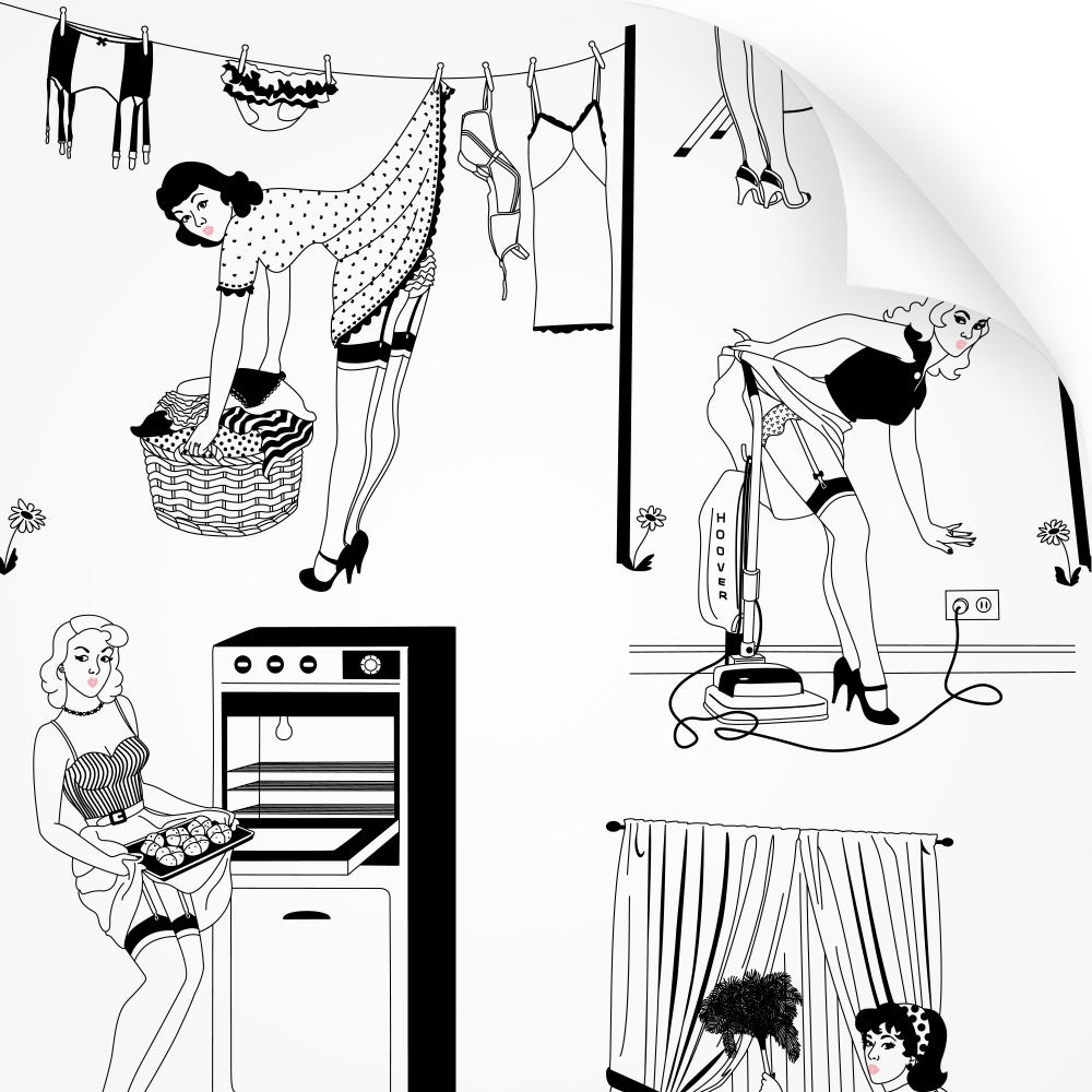 * 50s Housewives Wallpaper 10m