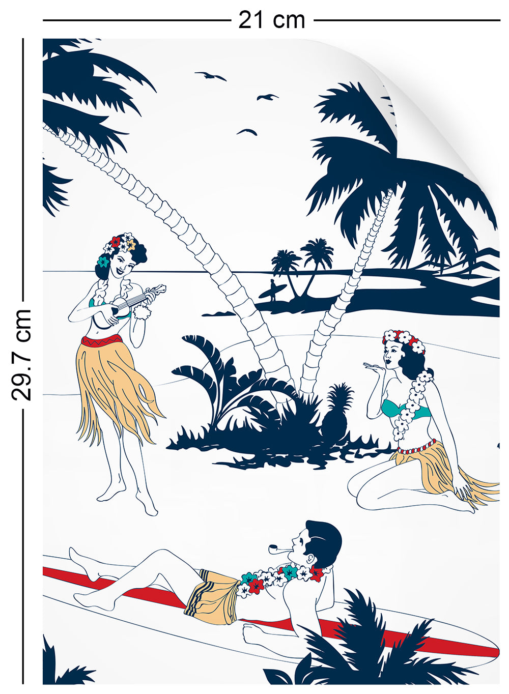 Aloha! (Hello Sailor) - Wallpaper