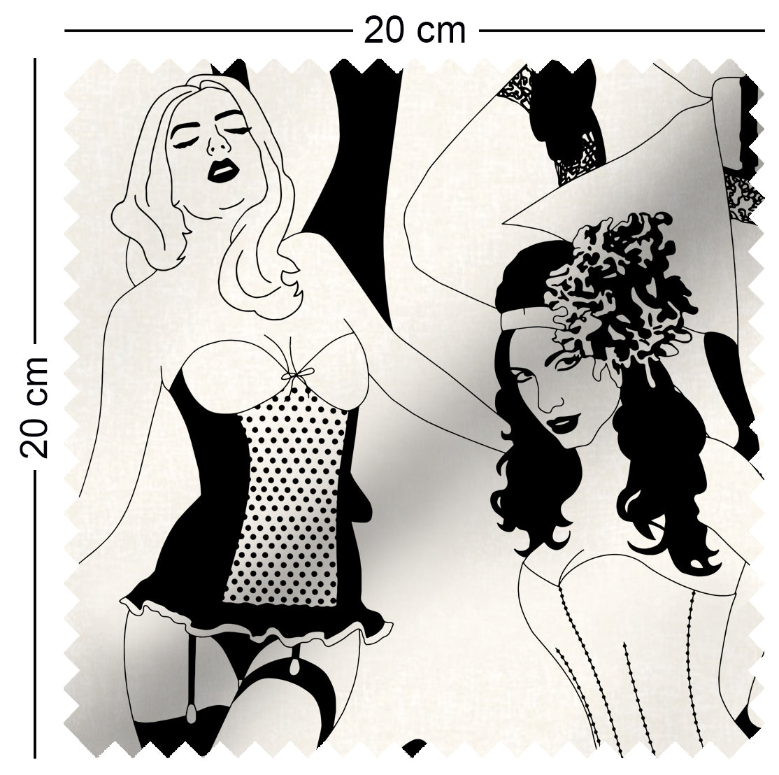 Burlesque - Fabric