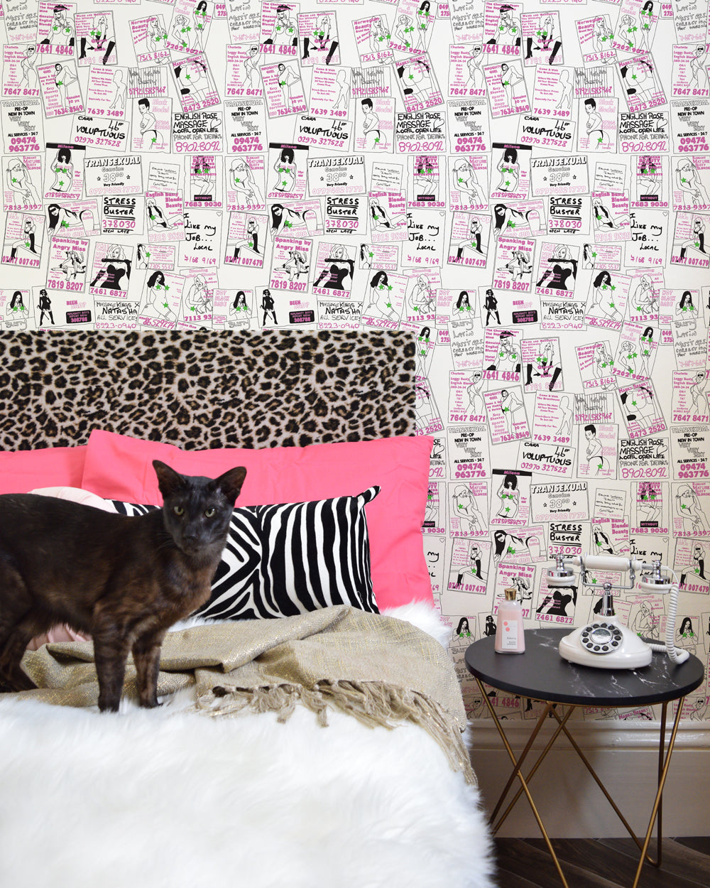 Dupenny Call Girls Censored Wallpaper Room Shot