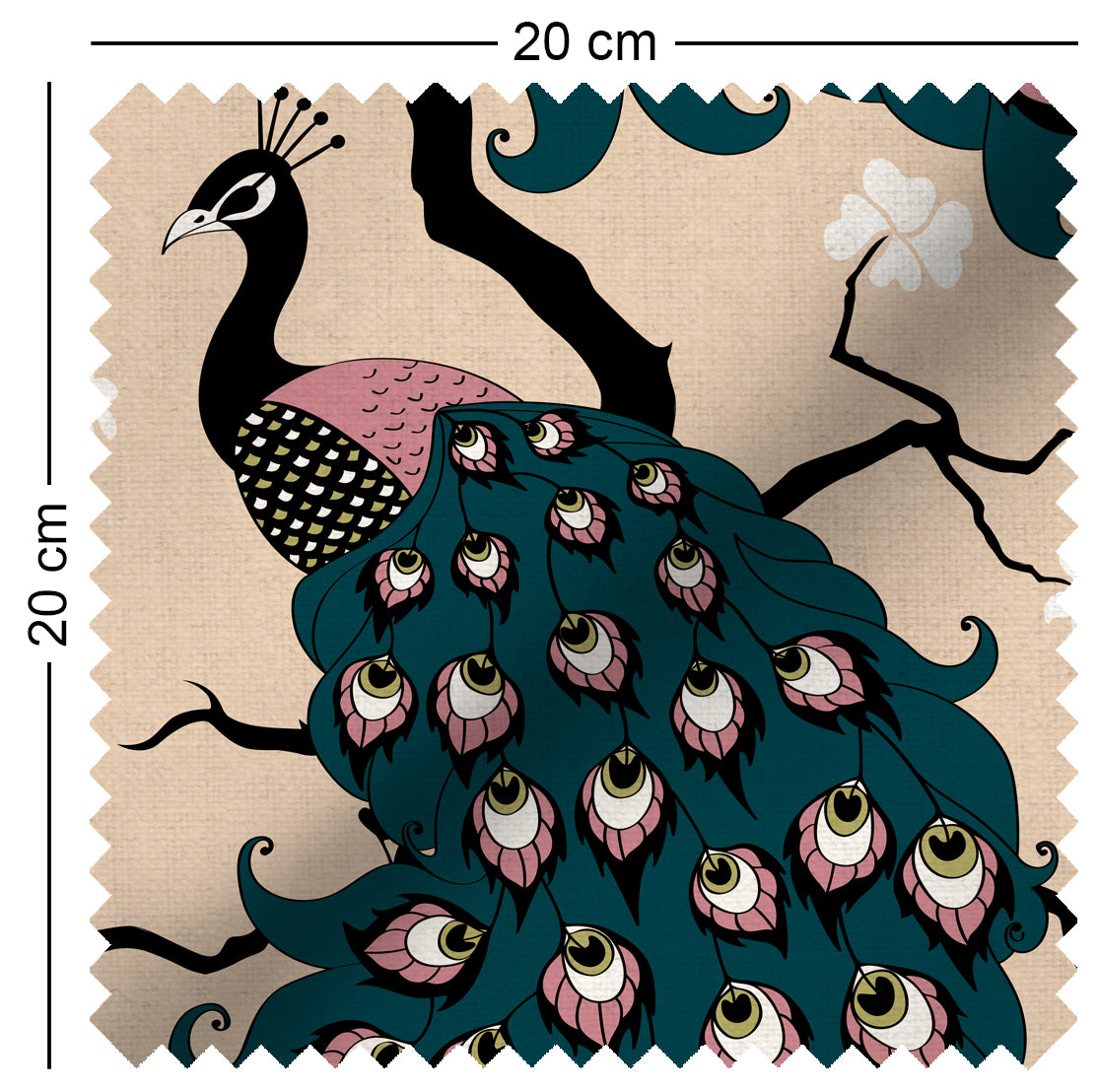 Peacock - Fabric