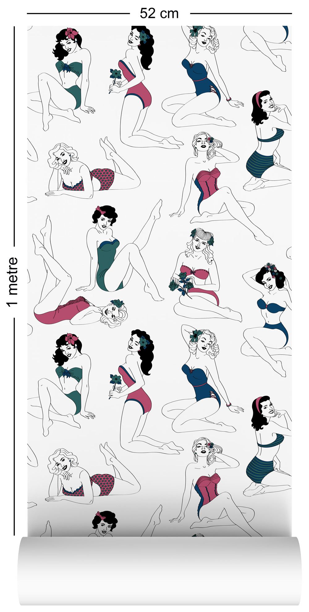 * Pin-Up Wallpaper 10m