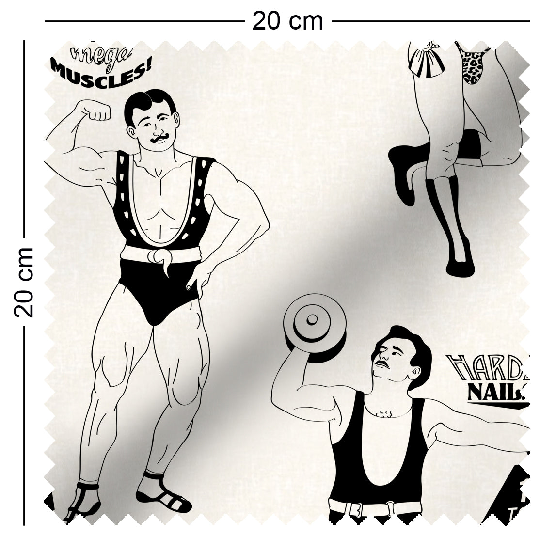 Strongman (Colour) - Fabric