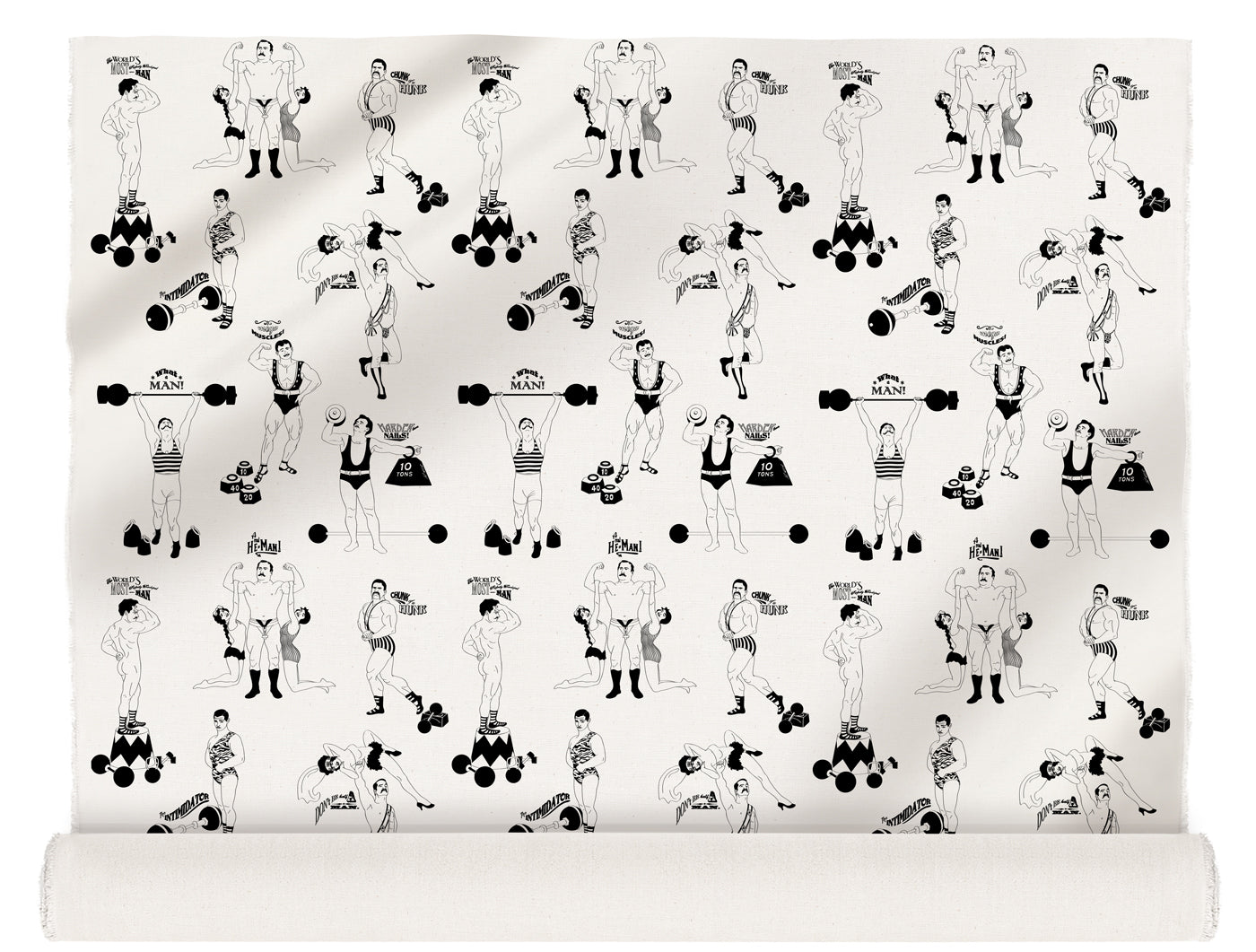 Strongman (Colour) - Fabric