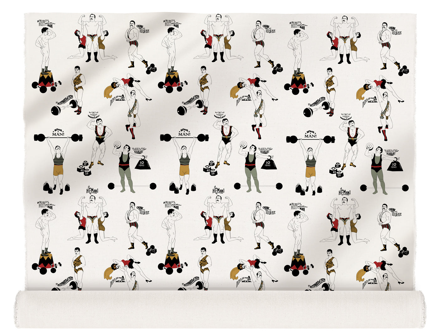 Strongman (Colour) - Fabric