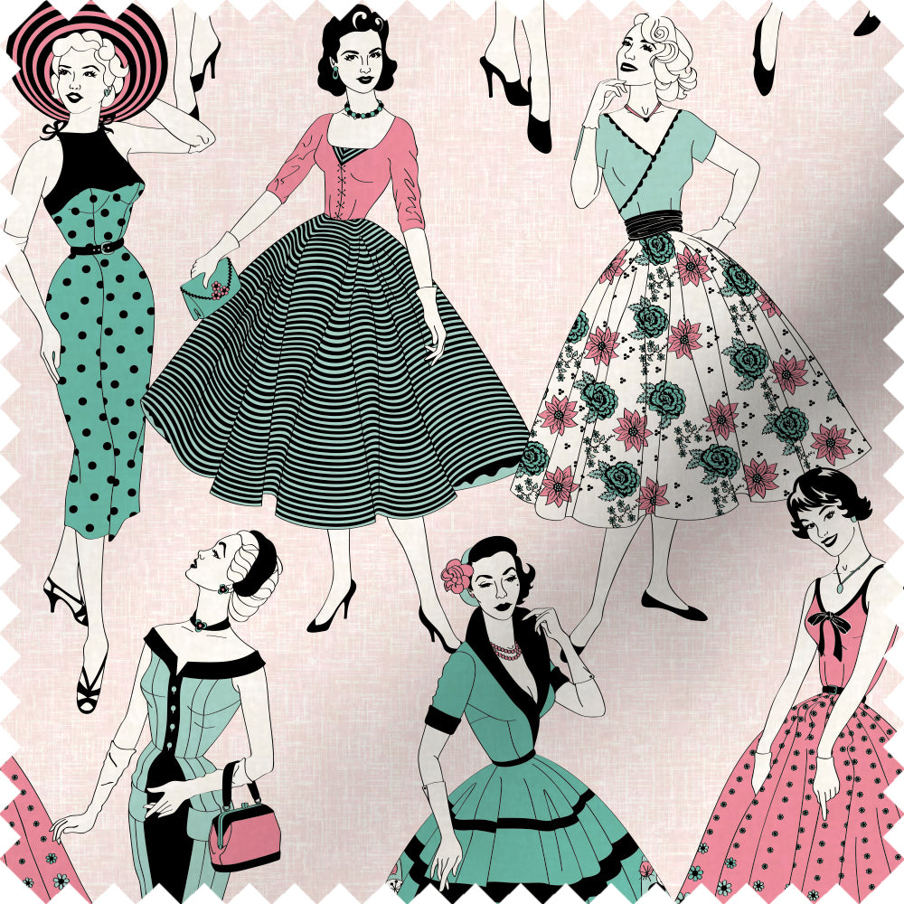 Vintage Dress (Cadillac) - Fabric