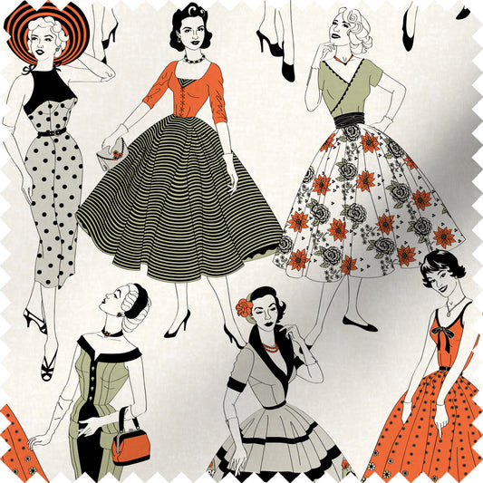 Vintage Dress Fabric