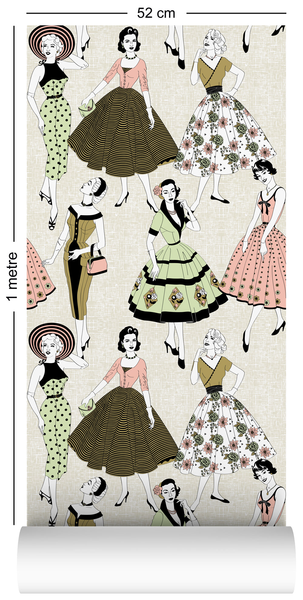 Vintage Dress - Wallpaper