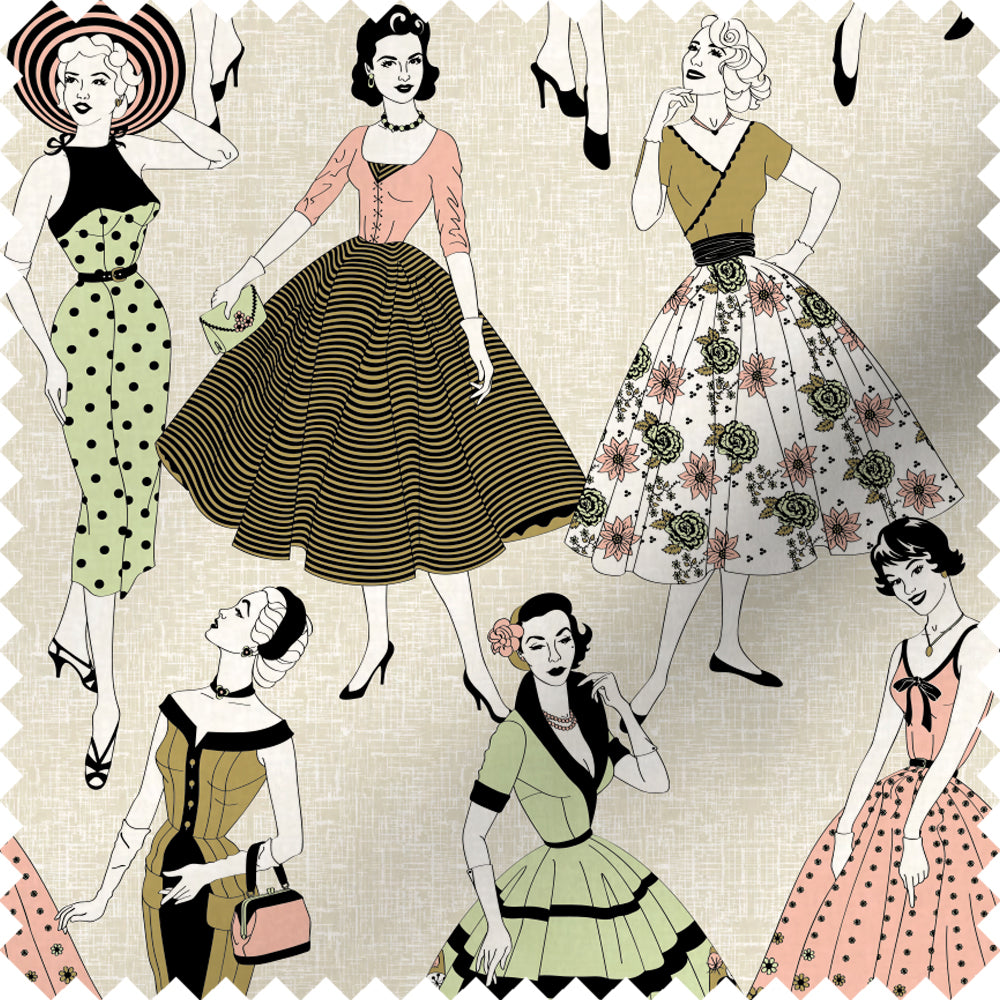 Vintage Dress (Palm Springs) - Fabric
