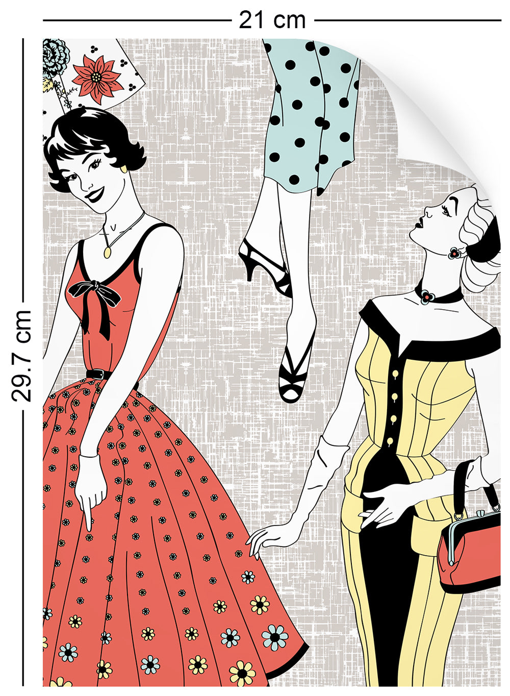 Vintage Dress - Wallpaper