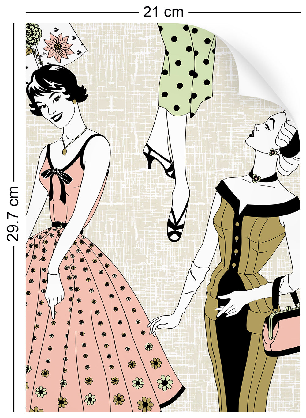 Vintage Dress - Wallpaper
