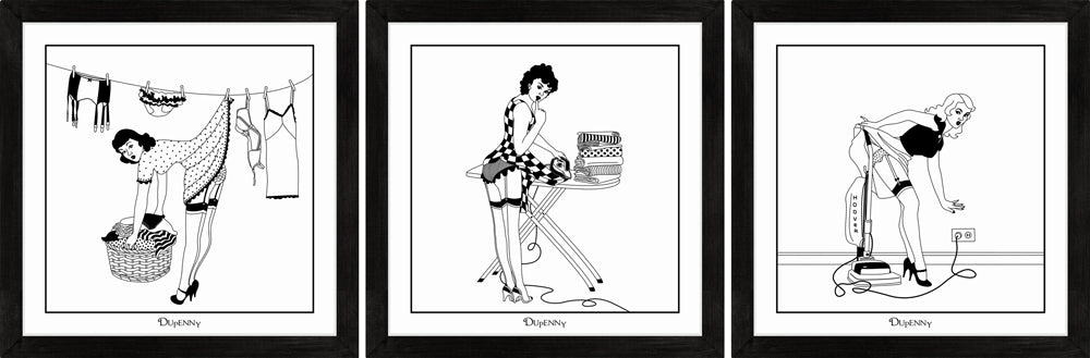 50's Housewives - Art Prints