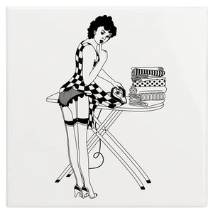 Dupenny 50s Housewives Wall Tile - Audrey