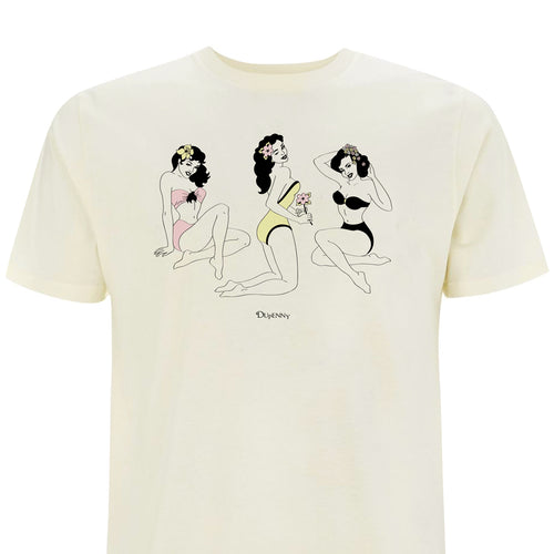 Dupenny Retro Pinup Girl Clothing Fashion Mens T-Shirt