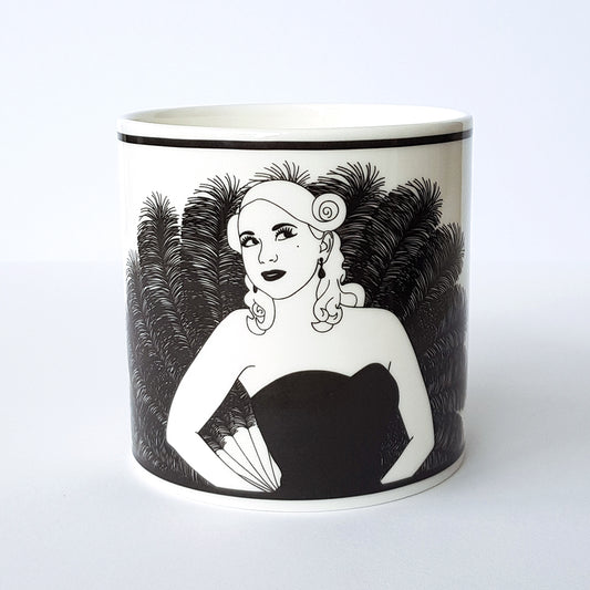 Bone chine Burlesque Mug from Dupenny - Gigi