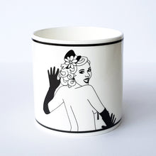 Load image into Gallery viewer, Collectable Bone China Mug from Dupenny - Burlesque Peaches