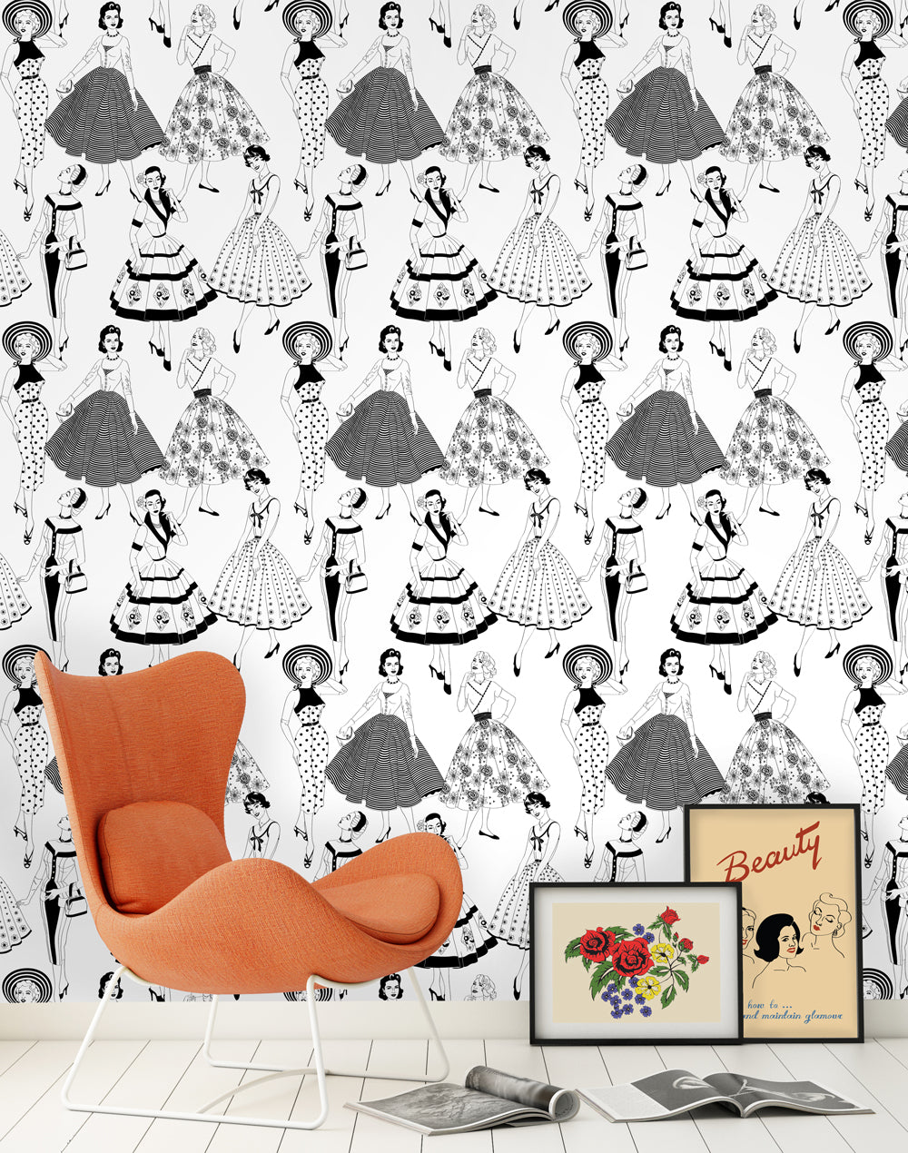 Vintage Dress - Wallpaper