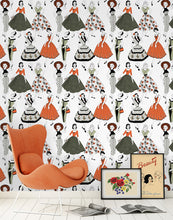 Load image into Gallery viewer, Vintage Dress (Colour) - Wallpaper Samples