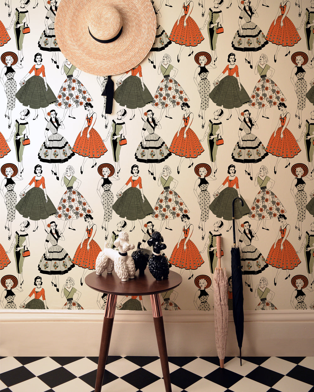 Vintage Dress - Wallpaper