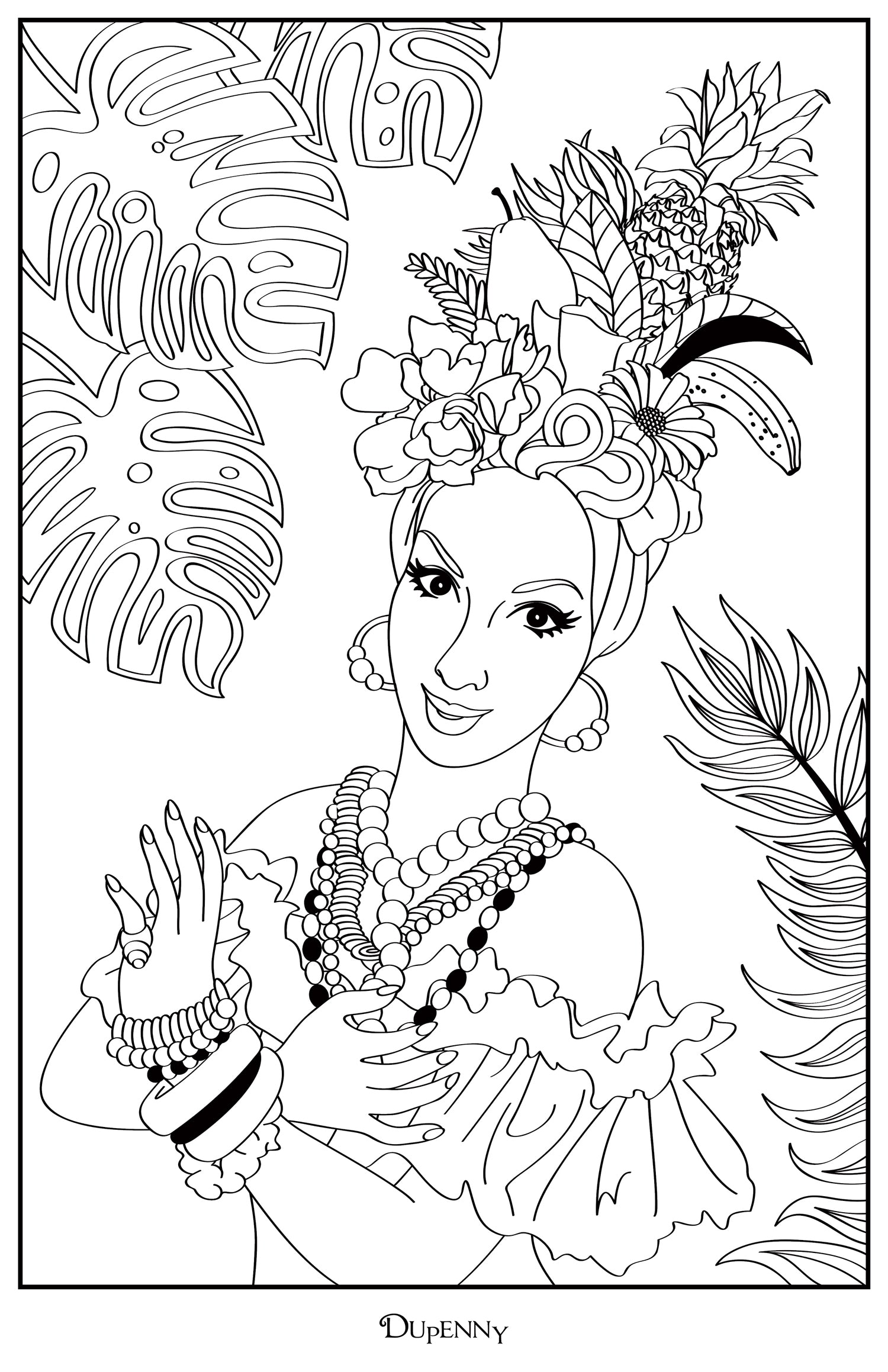 Downloadable PDF Colouring Poster