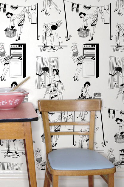 50s Housewives - Wallpaper