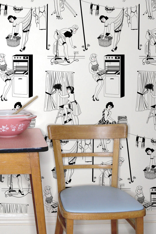 50s Housewives - Wallpaper