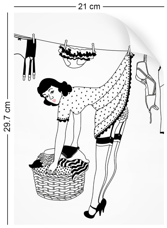 50s Housewives - Wallpaper Samples