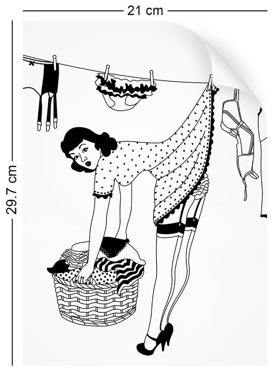 50s Housewives - Wallpaper Samples