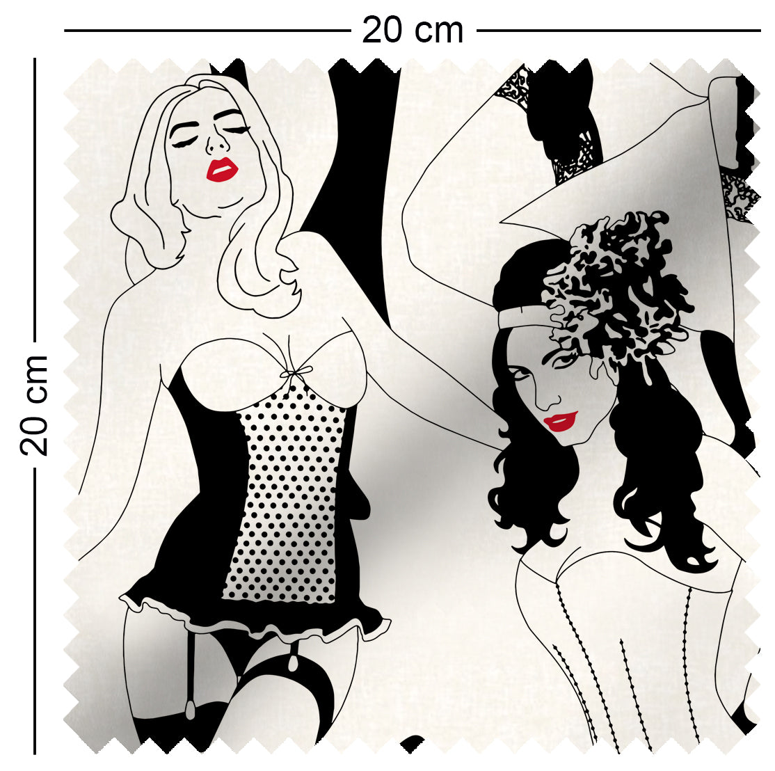 Burlesque - Fabric