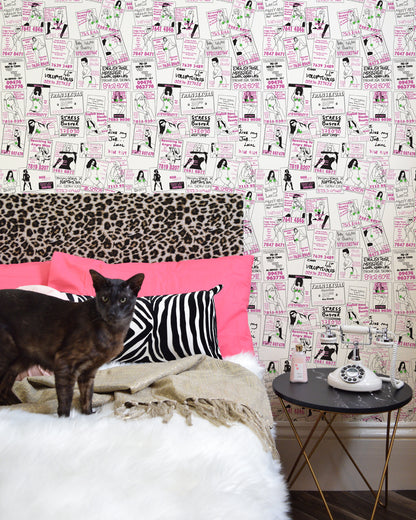 Dupenny Call Girls Censored Wallpaper Room Shot