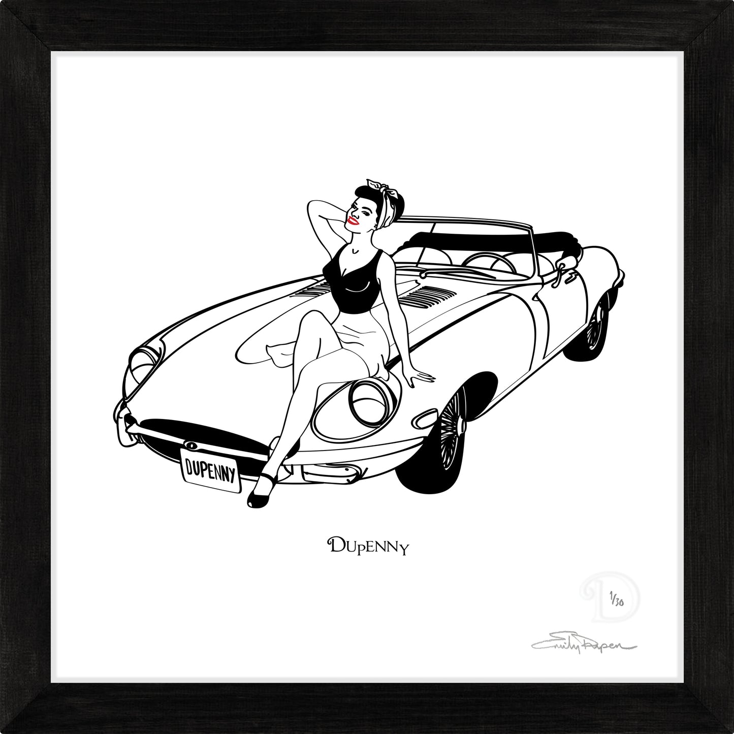 Ltd. Edition E-Type - Art Print