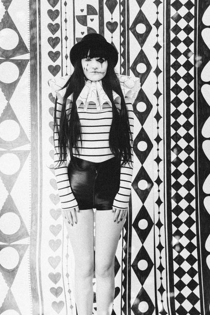 Harlequin Wall Mural Posca Markers