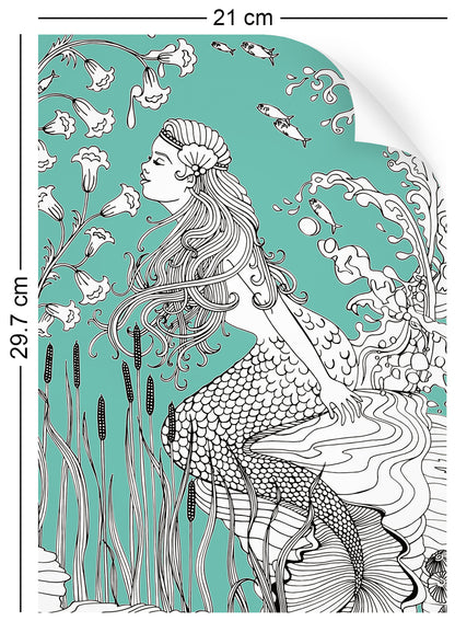Mermaids (Aqua) - Type II Vinyl Samples