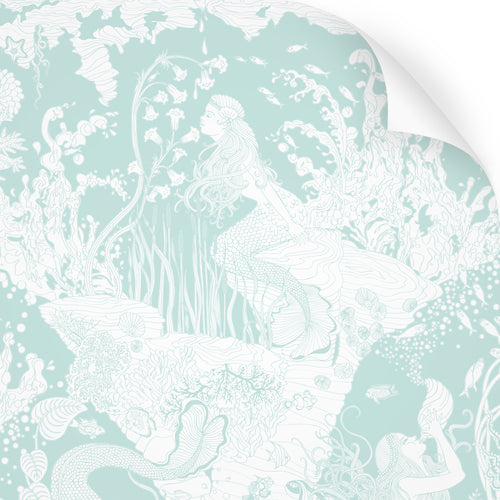 Mermaids (Sea Foam) - Wallpaper