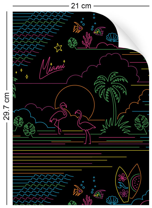 Miami Dreams Wallpaper Samples
