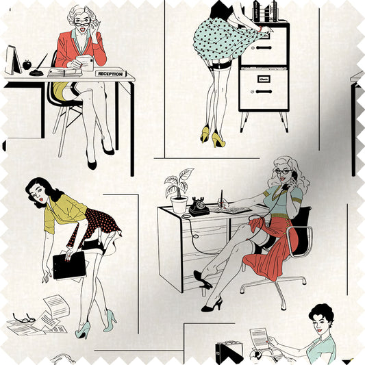Office Etiquette Fabric