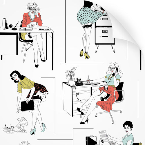 Office Etiquette (Mad Men) - Wallpaper Samples