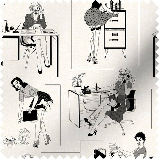 Office Etiquette Fabric