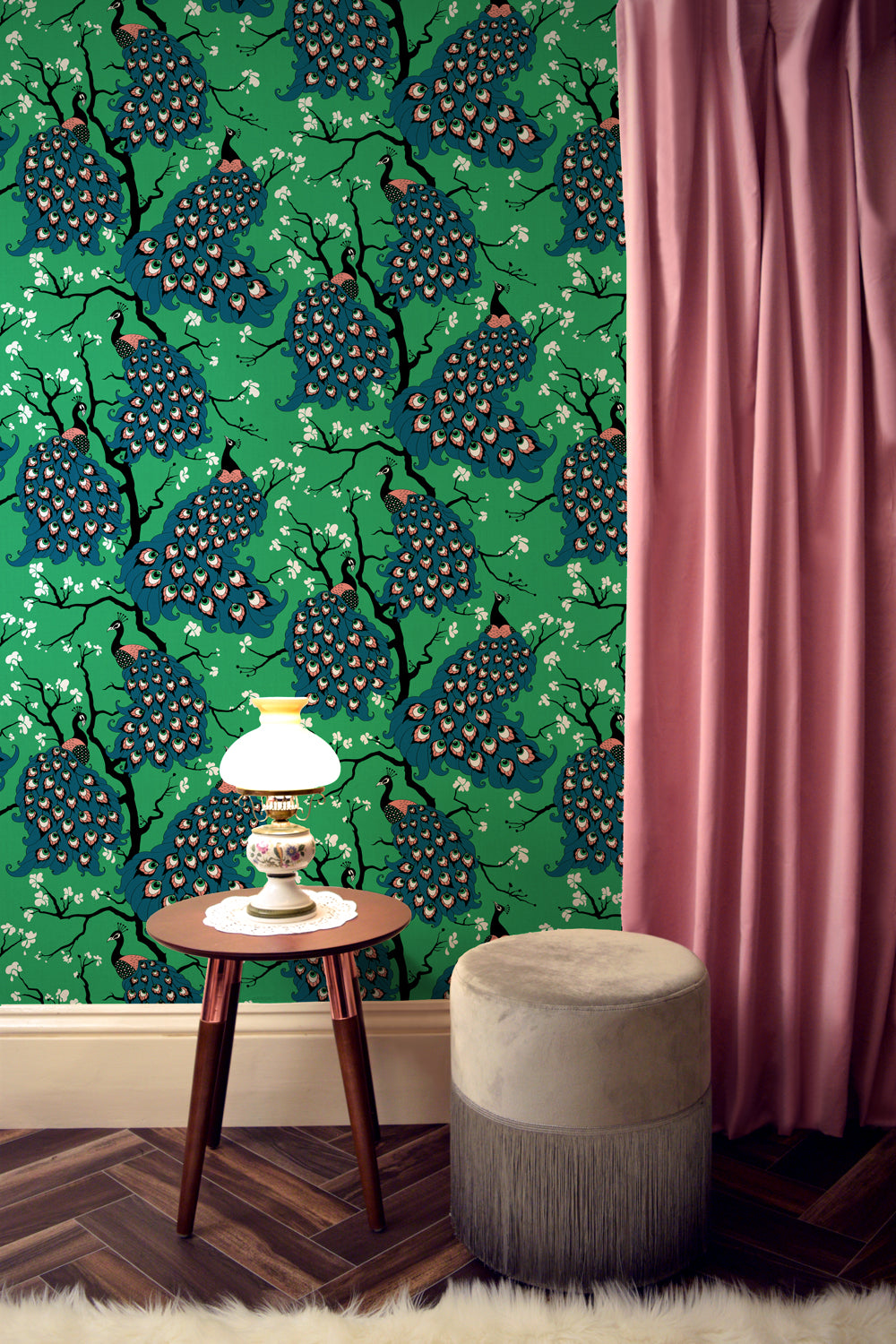 Peacock Wallpaper Samples