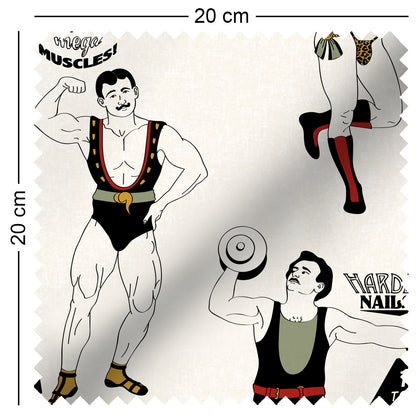 Strongman (Colour) - Fabric