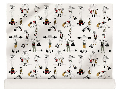 Strongman (Colour) - Fabric