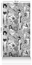 Load image into Gallery viewer, Seductive Hippy Chick Flower Power Wallpaper by Dupenny