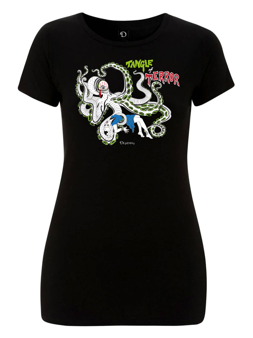 Dupenny Horror series Tangle of Terror B-Movie T-shirt