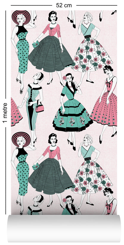 Vintage Dress - Wallpaper