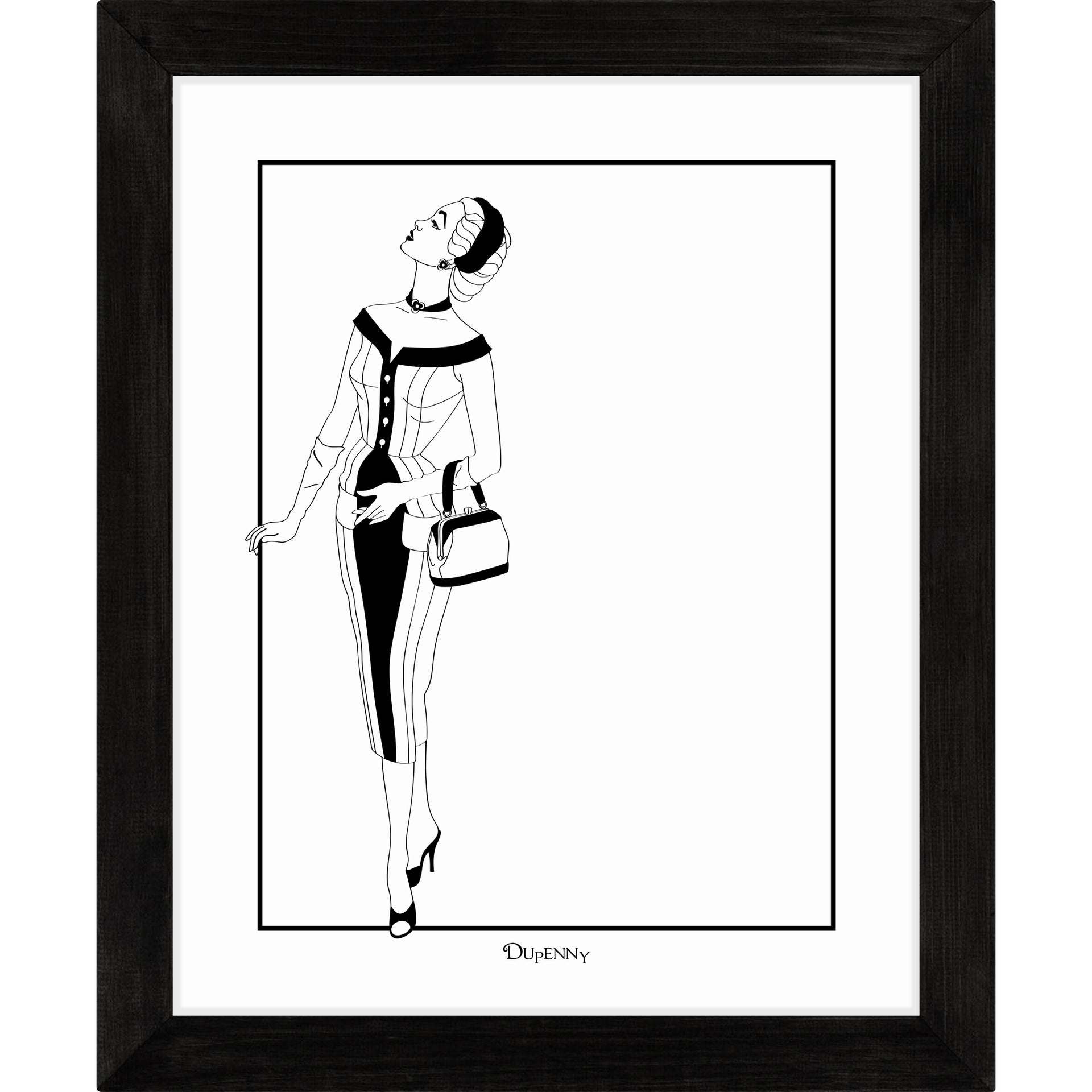 Vintage Dress Art Prints – Dupenny