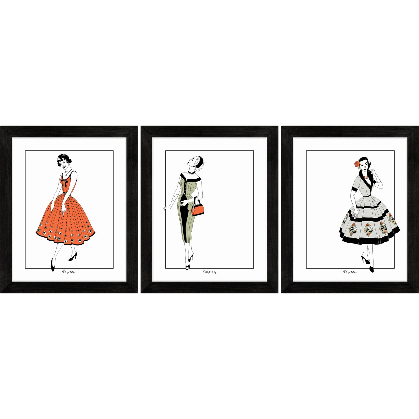 Vintage Dress Art Prints