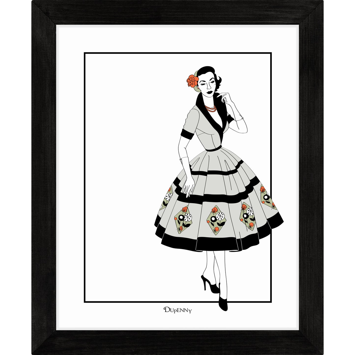 Vintage Dress Art Prints
